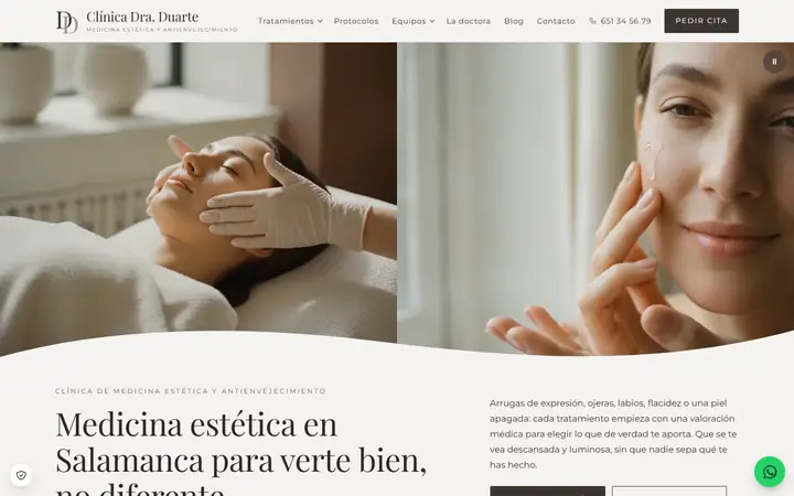 Clínica Dra. Duarte — Clínica de medicina estética en Salamanca